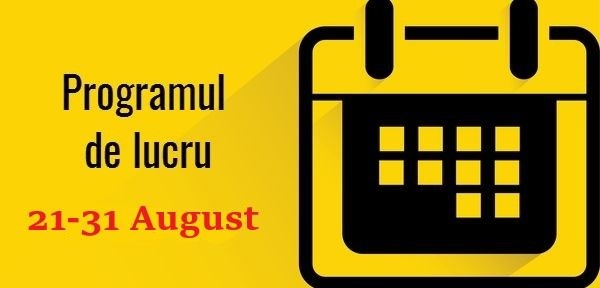 Stimaţi clienţi! În perioada 21 şi 31 august 2021 EuroCreditBank va activa după un regim special. .