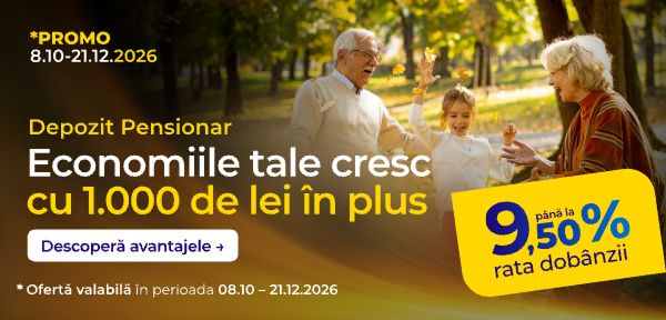 EuroCreditBank lansează campania „Economiile tale cresc cu 1000 de lei în plus”