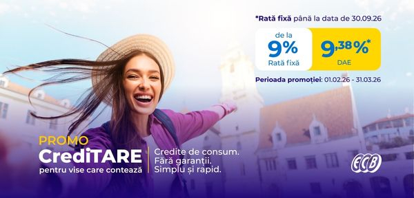 EuroCreditBank continuă campania „CrediTARE – Pentru vise care contează”
